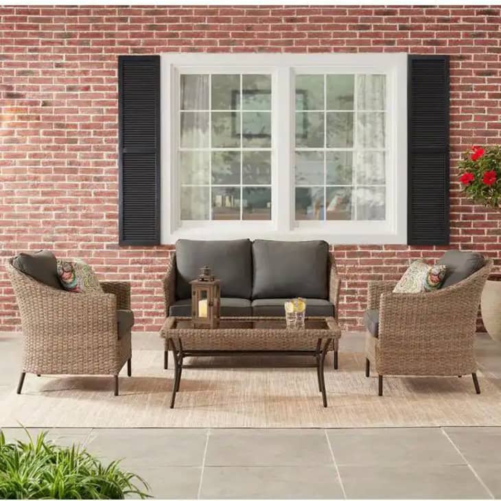 Product Image: StyleWell Kendall Cove 4-Piece Steel Patio Conversation Set