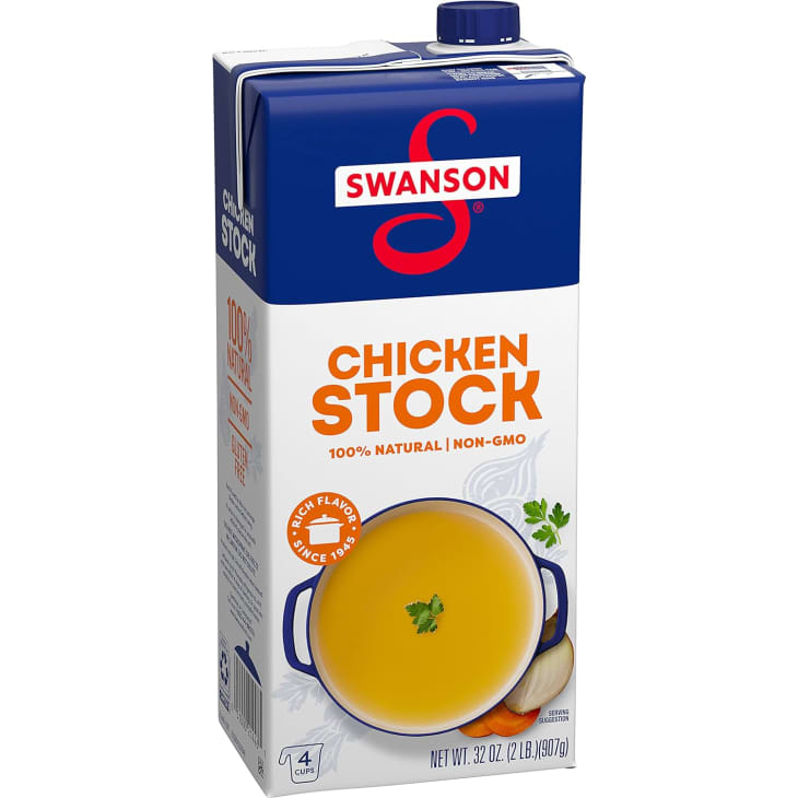 Swanson 100% Natural Chicken Stock at Amazon