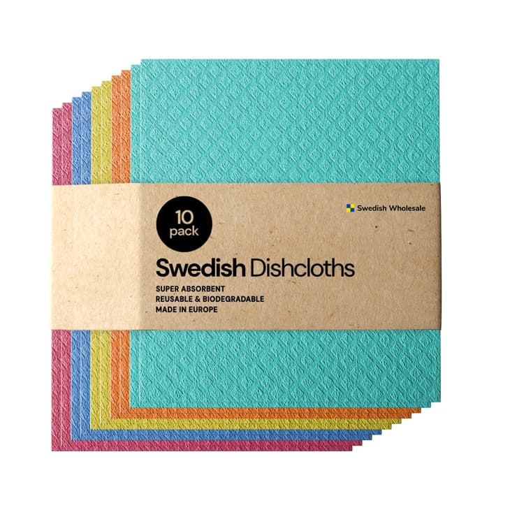 Swedish Dishcloths (Set of 10) at Amazon