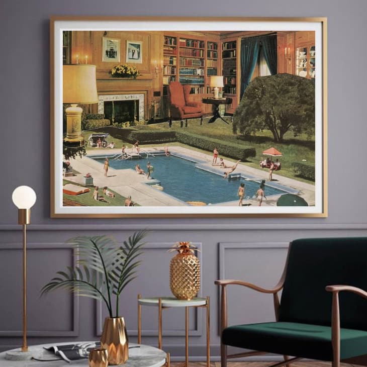 Product Image: Swimming Pool Poster, 40" x 30"