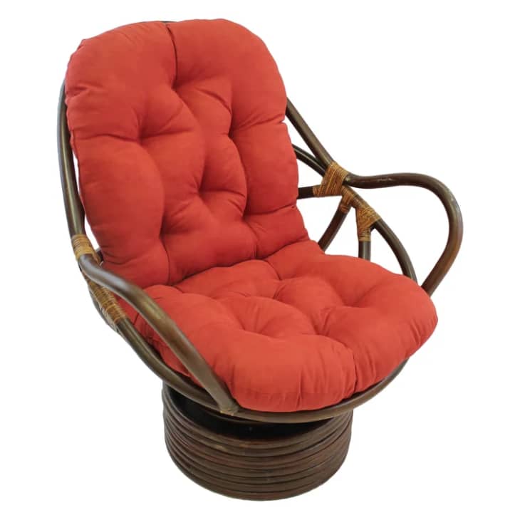Product Image: International Caravan Swivel Rattan Chair