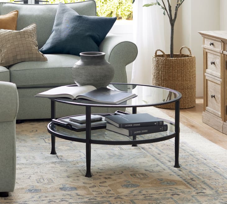 Tanner Round Coffee Table at Pottery Barn