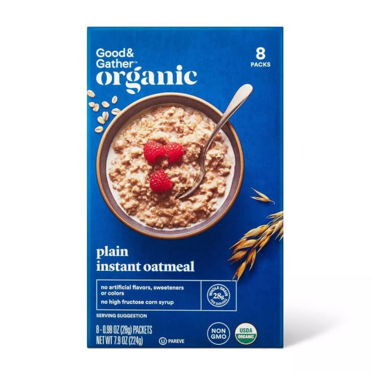 Organic Plain Instant Oatmeal Packets (8 Count) at Target