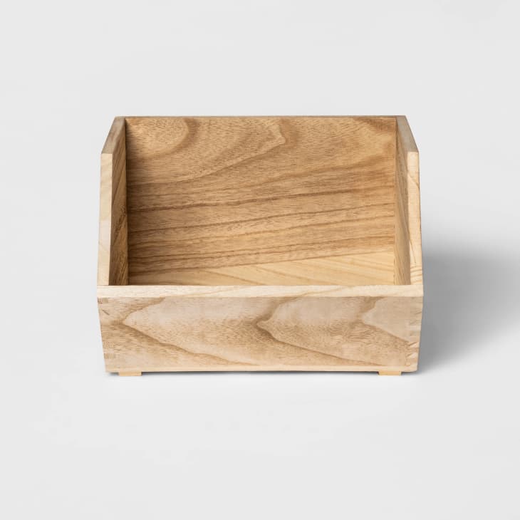 Product Image: Stackable Wood Storage Bin