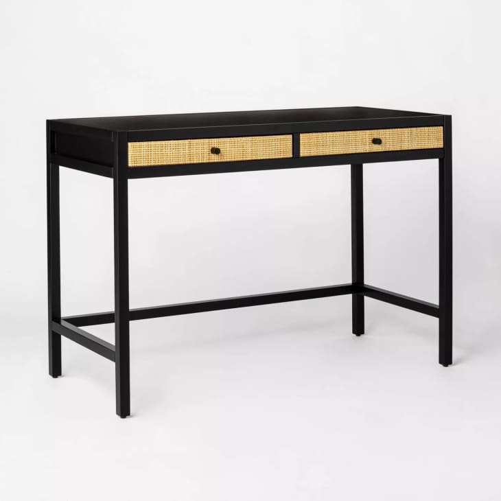 Product Image: Springville Writing Desk with Drawers Black