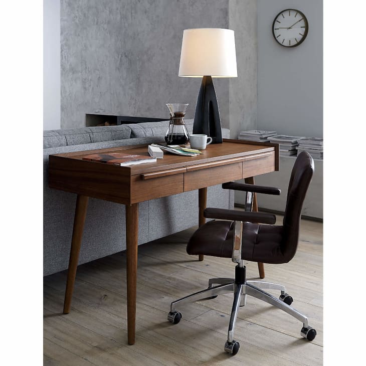 Product Image: Tate Walnut Desk with Power Outlet