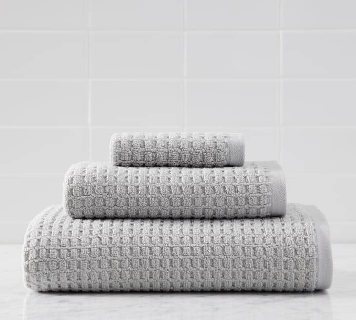 Product Image: Terry Waffle Towel, Gray Mist