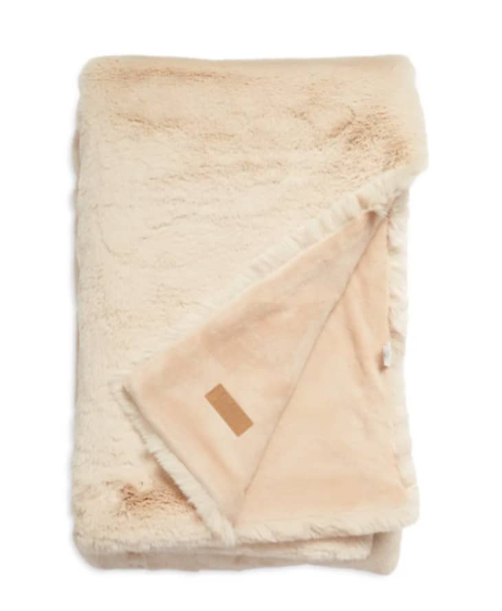 产品图片：解开棉花糖2.0中型人造毛皮毛毯