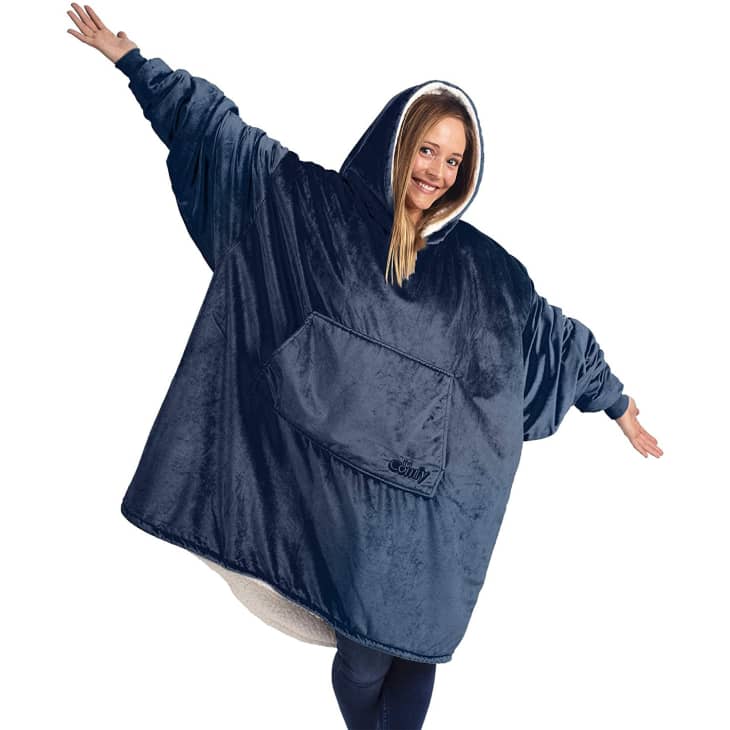 The Comfy Wearable Sherpa Blanket at Amazon