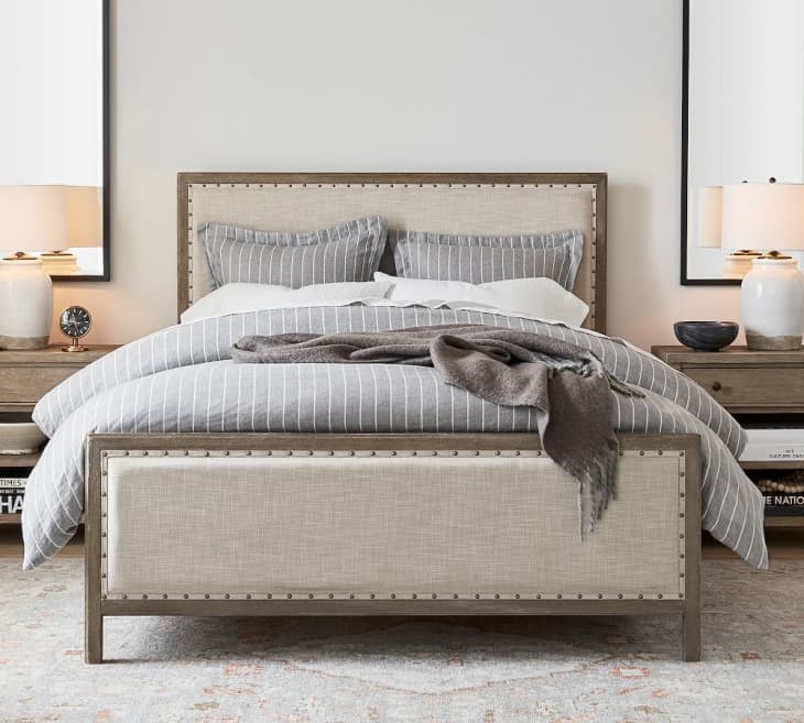 Toulouse Upholstered Bed, Queen at Pottery Barn