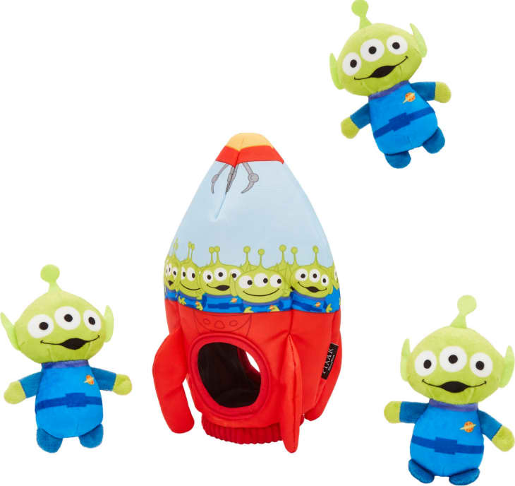 Product Image: Pixar The Claw and Aliens Hide and Seek Puzzle Plush Squeaky Dog Toy