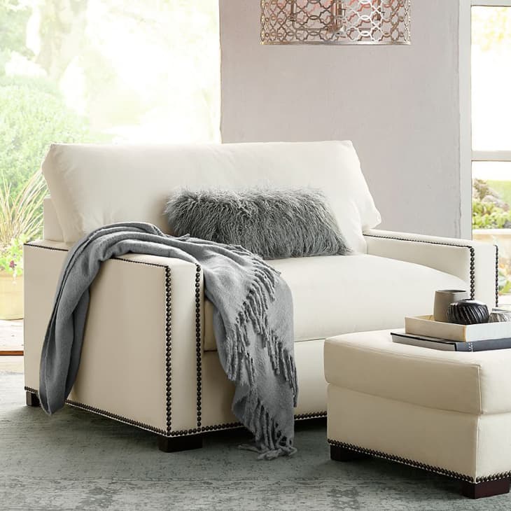 Turner Square Arm Upholstered Twin Sleeper Sofa at Pottery Barn