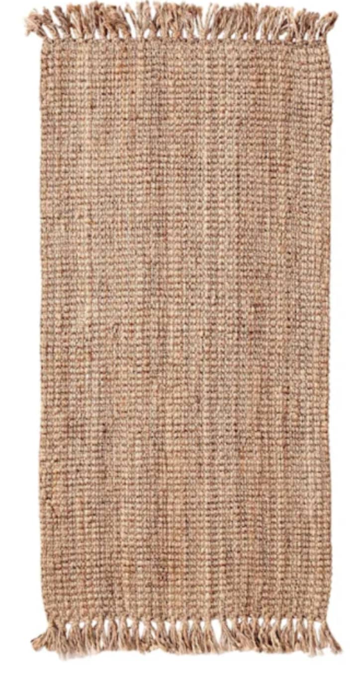 Ty Pennington Jute Boucle Rug with Fringe, 27x45 at At Home