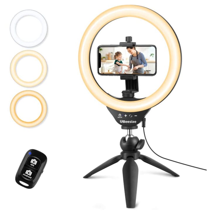 Product Image: UBeesize 10" Selfie Ring Light with Tripod Stand & Cell Phone Holder