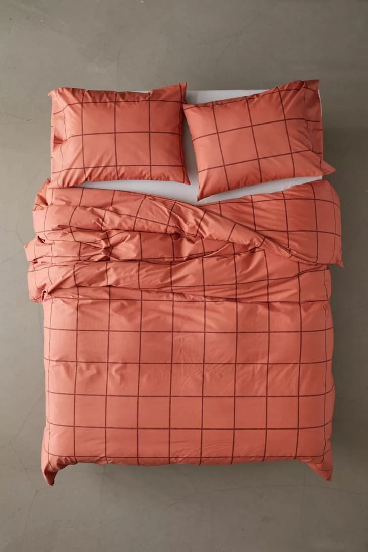 Product Image: Distressed Check Duvet Set, Full/Queen