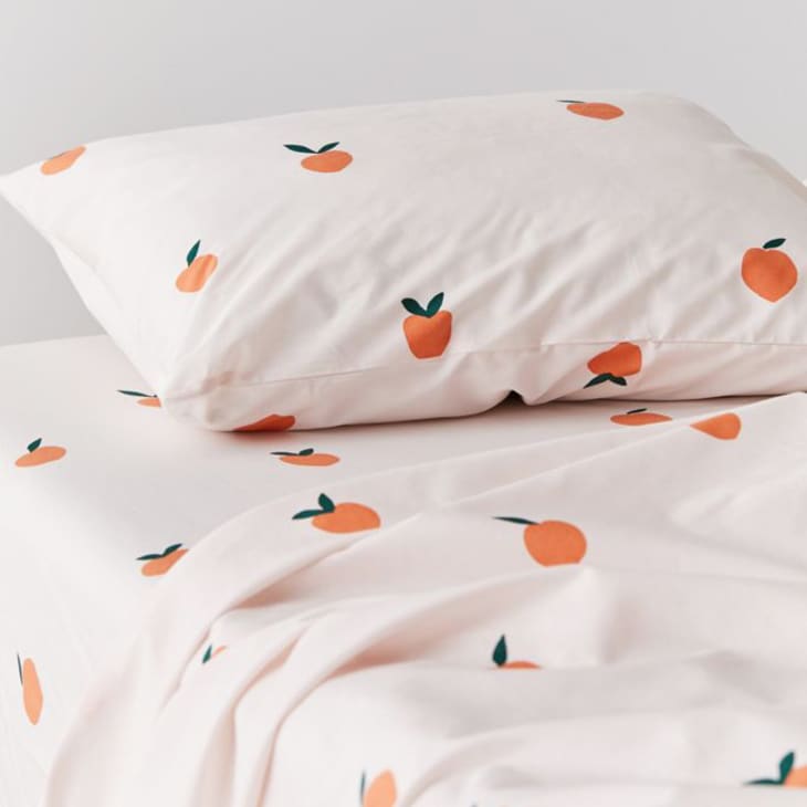 Allover Peaches Sheet Set, Twin XL at Urban Outfitters
