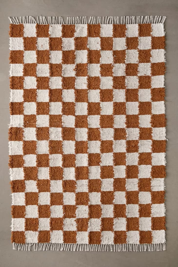 Product Image: Checkerboard Shaggy Rug 3' x 5'