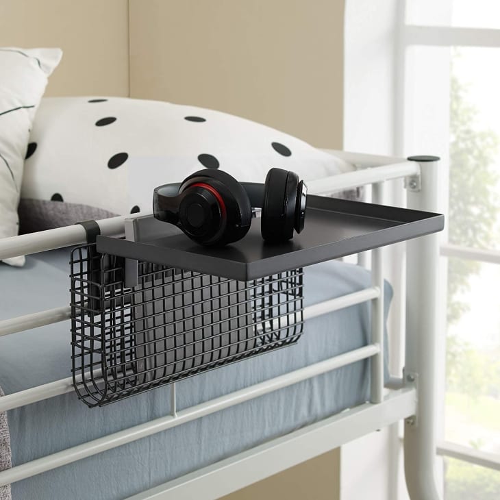 Product Image: Walker Edison Universal Metal Bunk Bed Shelf with Storage Basket