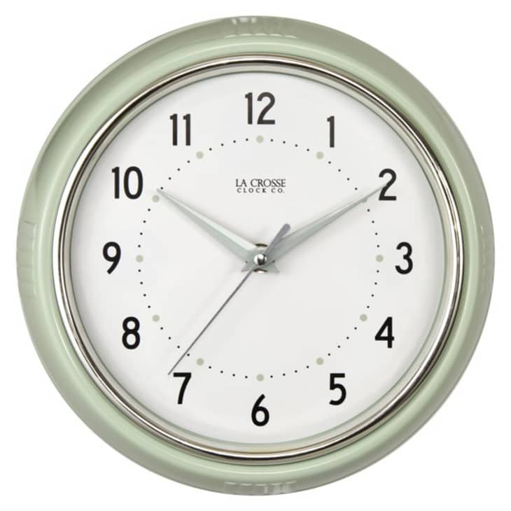 Product Image: La Crosse Clock 9.5" Retro Diner Analog Wall Clock