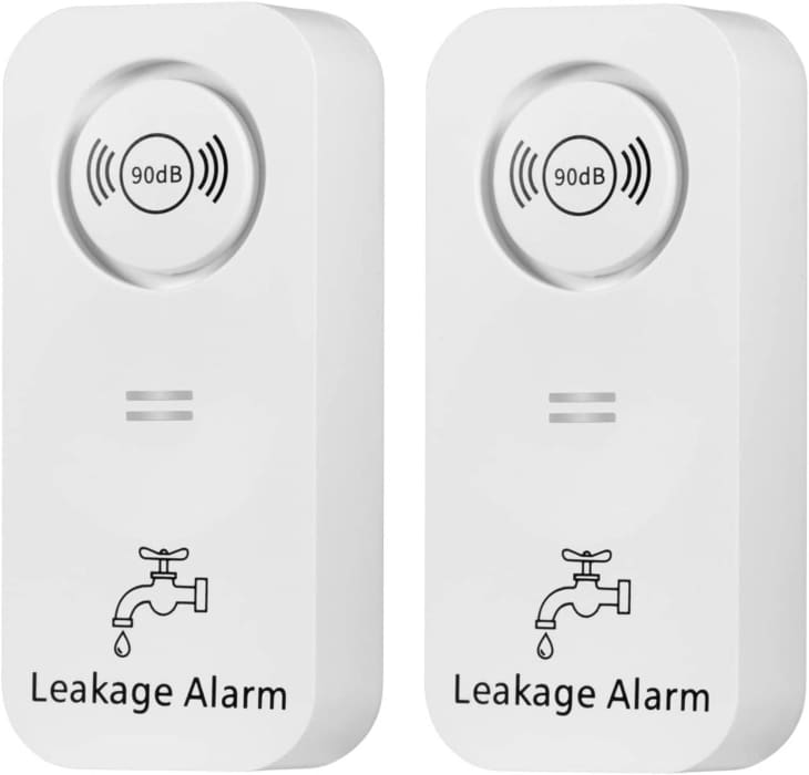 Product Image: Water Detectors 90dB Adjustable Audio Alarm Sensor (2-Pack)