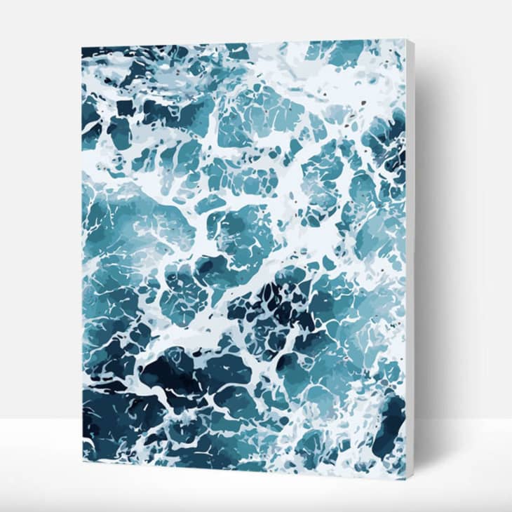 Product Image: Turbulent Waves Paint-by-Number Kit