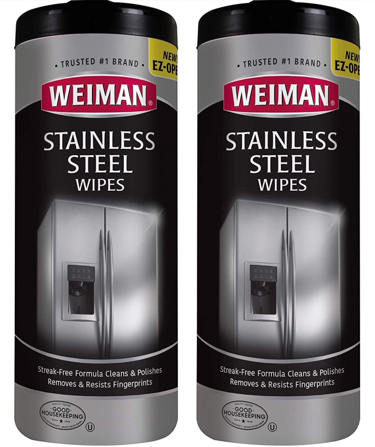 Product Image: Weiman Stainless Steel Cleaner Wipes (Pack of 2)