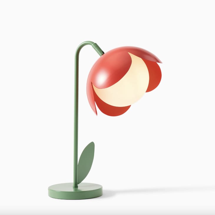 Flower Table Lamp, 18 inches at West Elm