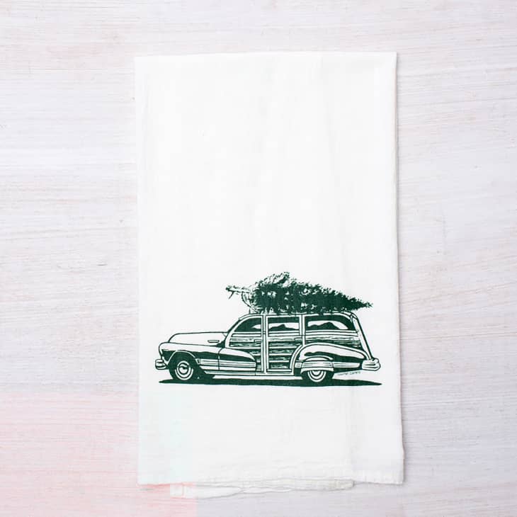 Counter Couture Woodie Wagon Towel at West Elm