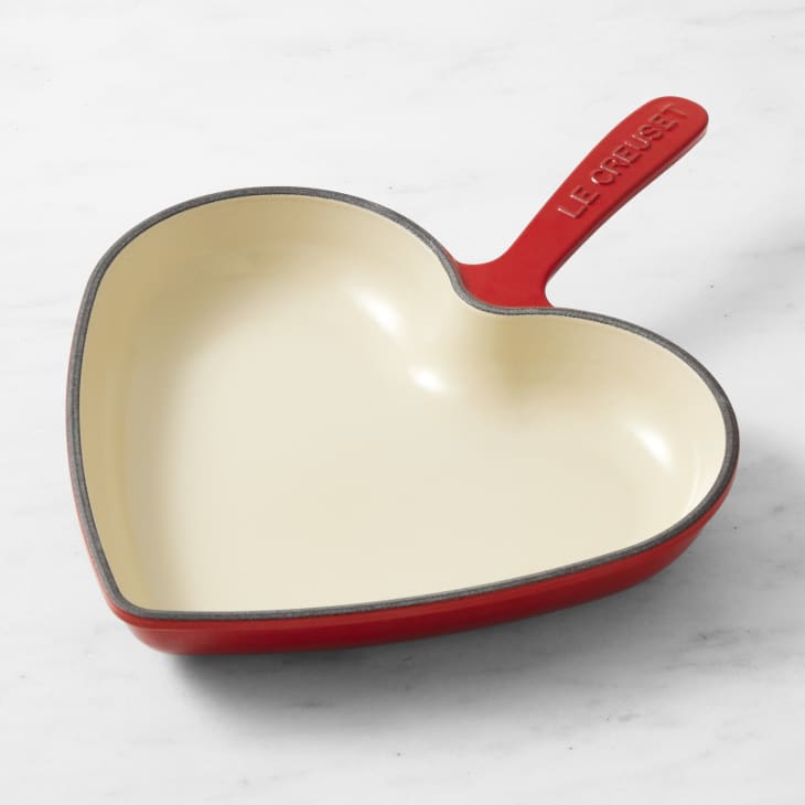 Le Creuset Enameled Cast Iron Heart Skillet Fry Pan at Williams Sonoma