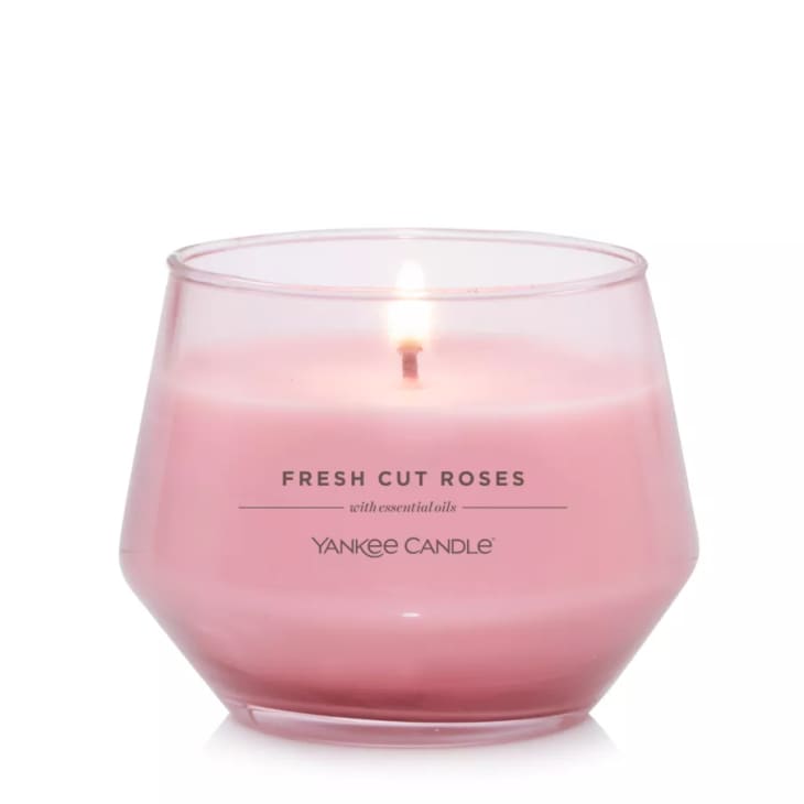 Product Image: Studio Collection Glass Candle Fresh Cut Roses