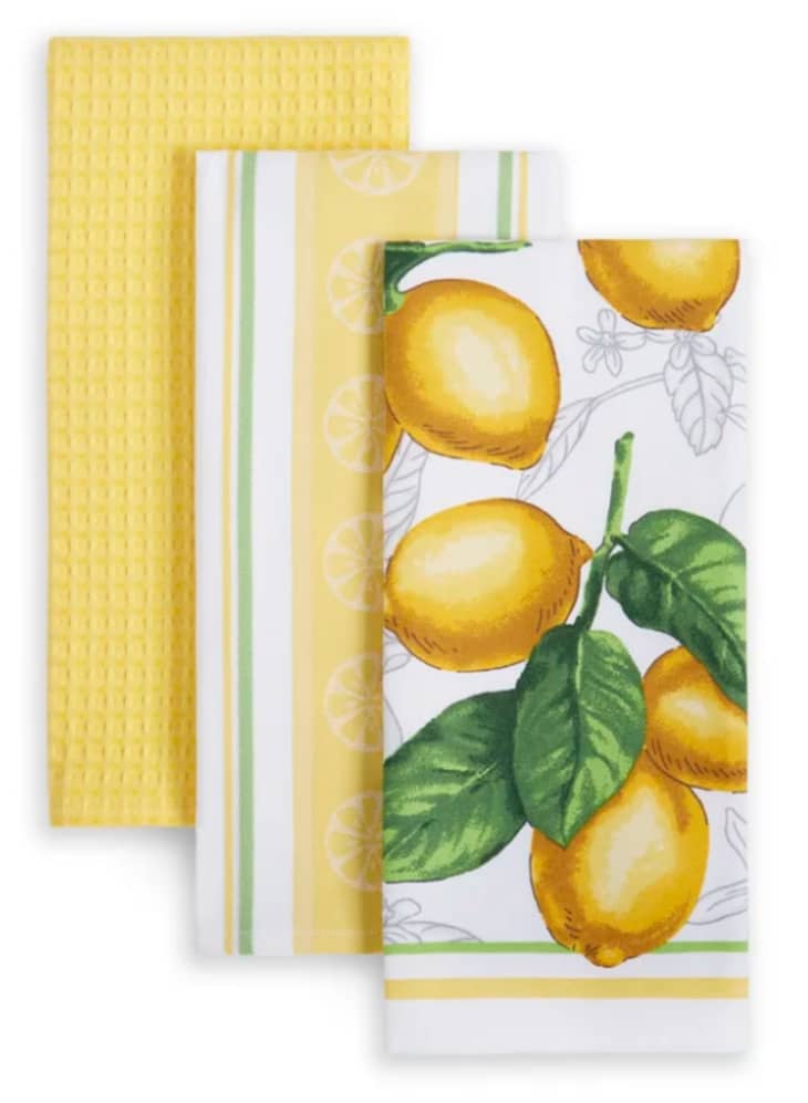 Product Image: Lots of Lemons Kitchen Towel Assorted Linens Set - Martha Stewart