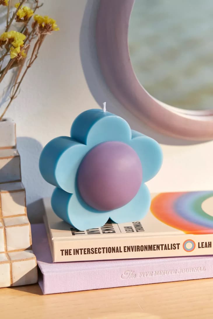 Yui Brooklyn Big Flower Shaped Candle at Urban Outfitters