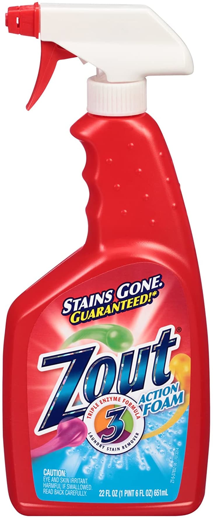 Zout Triple Enzyme Formula Laundry Stain Remover Foam at Amazon