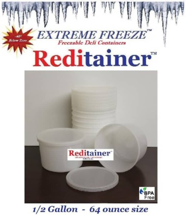 Product Image: Extreme Freeze Reditainer 64-Ounce Deli Food Containers