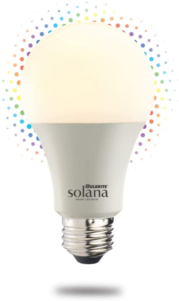 Product Image: Bulbrite Solana A19 WiFi Connected Color Changing LED Smart Light Bulb
