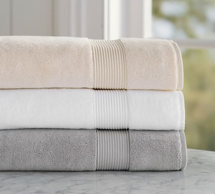 Aerospin Luxe Organic Towels at Pottery Barn