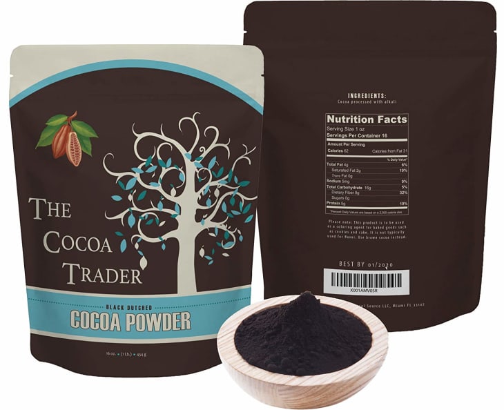 The Cocoa Trader Black Cocoa Powder at Amazon