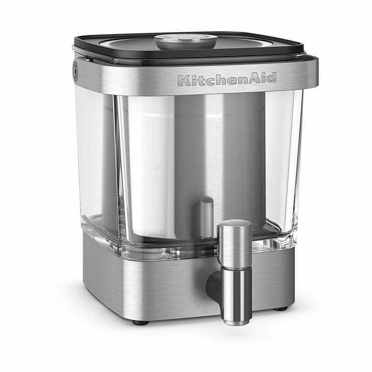 KitchenAid KCM5912SX Cold Brew Coffee Maker 38 Ounce Brushed Stainless Steel at Amazon