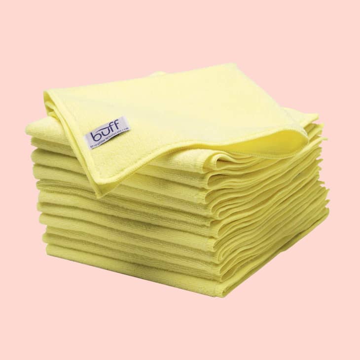 Buff Microfiber Cleaning Cloth, Pack of 12 at Amazon