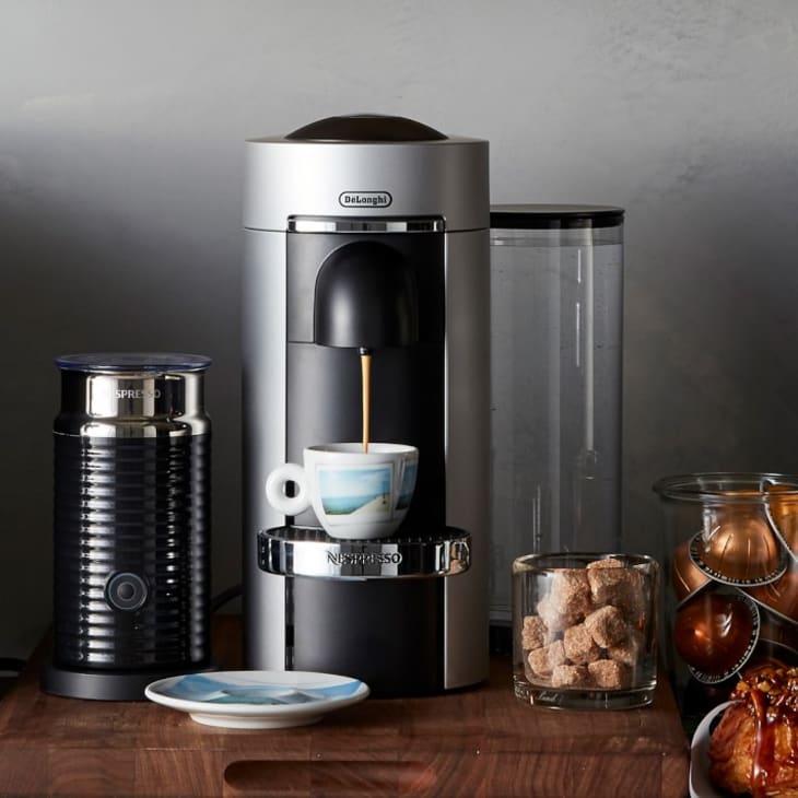 Nespresso by De'Longhi VertuoPlus Deluxe Coffee Maker & Espresso Machine with Aeroccino at Williams Sonoma