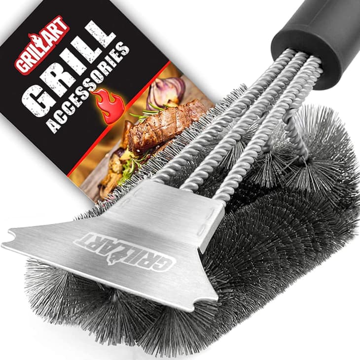 Amazon GrillArt Grill Brush and Scraper Sale The Kitchn