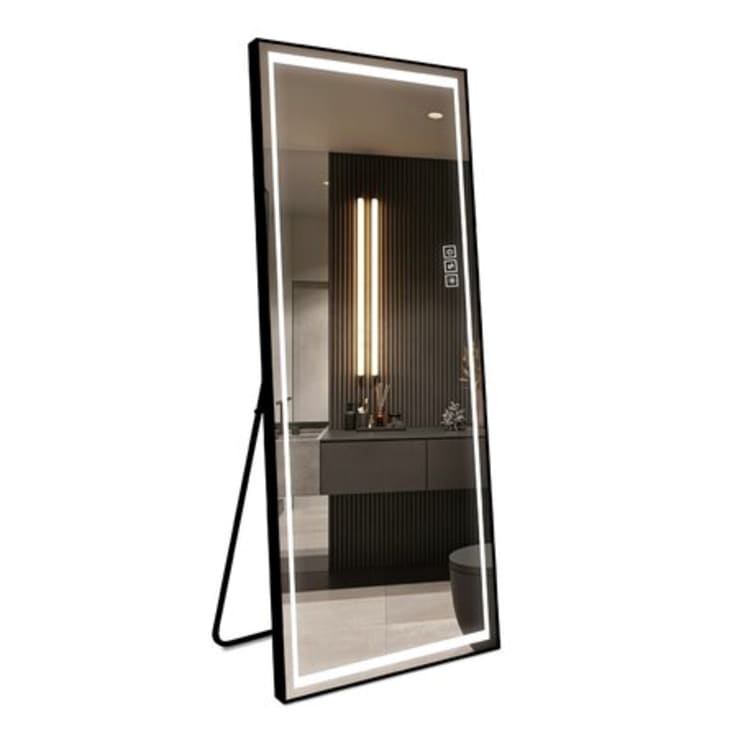 Full length light shop up mirror