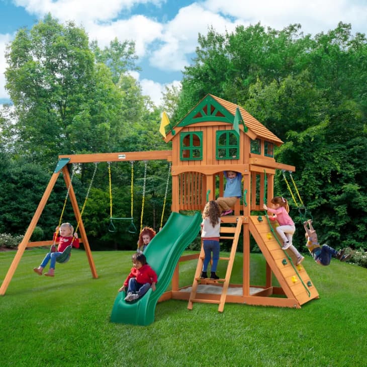 Wayfair wooden swing set store