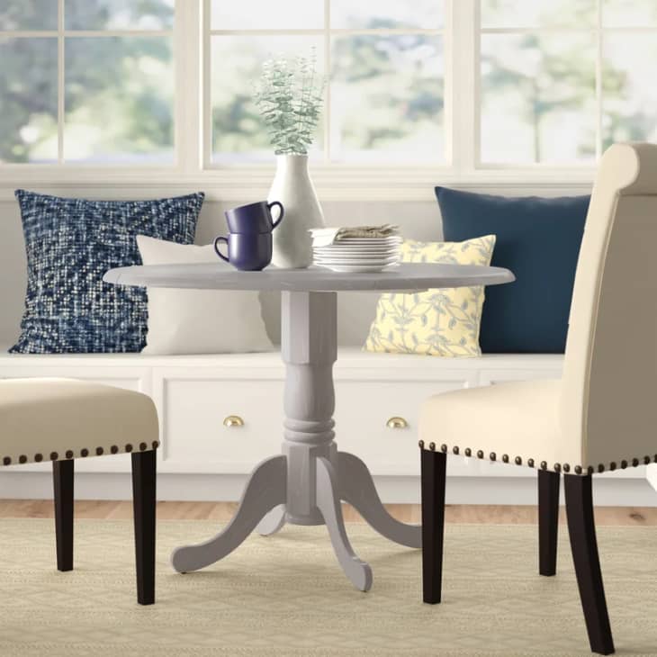 Drop leaf kitchen shop table for small spaces