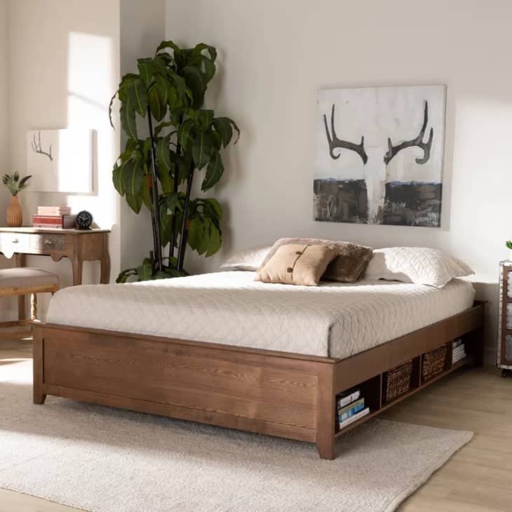 Wayfair bed frame store with storage