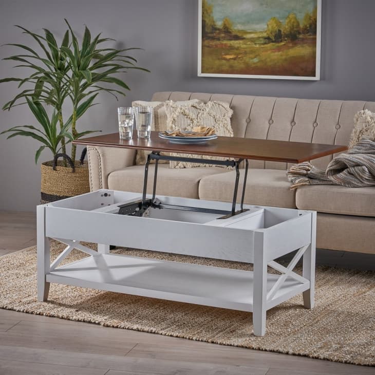 Overstock lift deals top coffee table