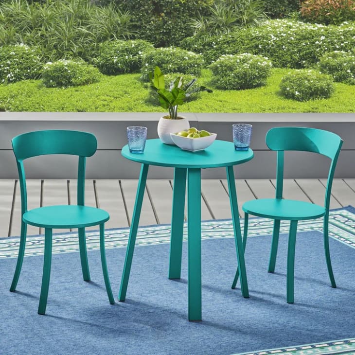 Colorful outdoor sale bistro set