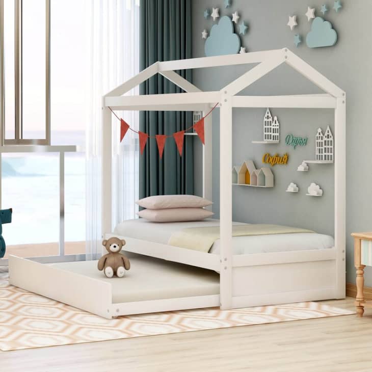 Trundle kids bed clearance