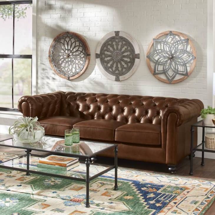 Grandin road new arrivals leather chair