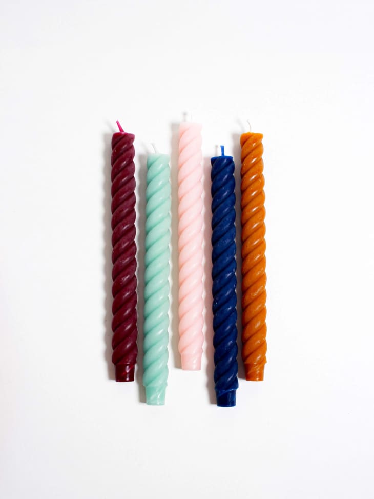 These Fun Twisted Candles Are the Key to a Tablescape The Kitchn